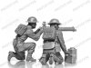 ICM 35646 WWII British Vickers MG Crew (Vickers MG & 2 figures) 1/35